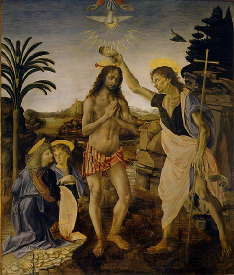 Andrea del Verrocchio Baptism of Christ